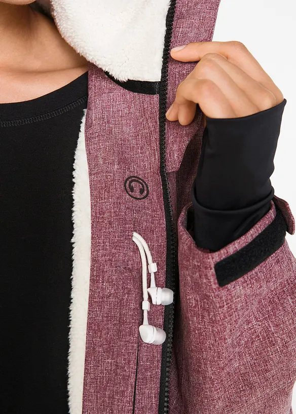 wasserdichte Outdoor-Funktions-Jacke mit Teddyfleece, bonprix