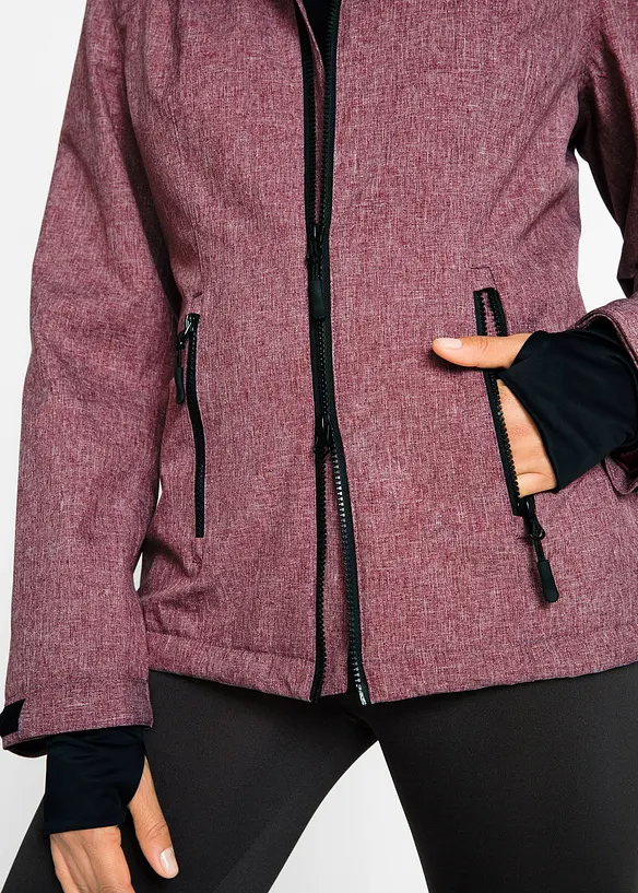 wasserdichte Outdoor-Funktions-Jacke mit Teddyfleece, bonprix