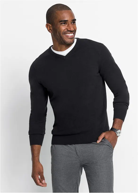 Pull en fine maille, Regular, bonprix