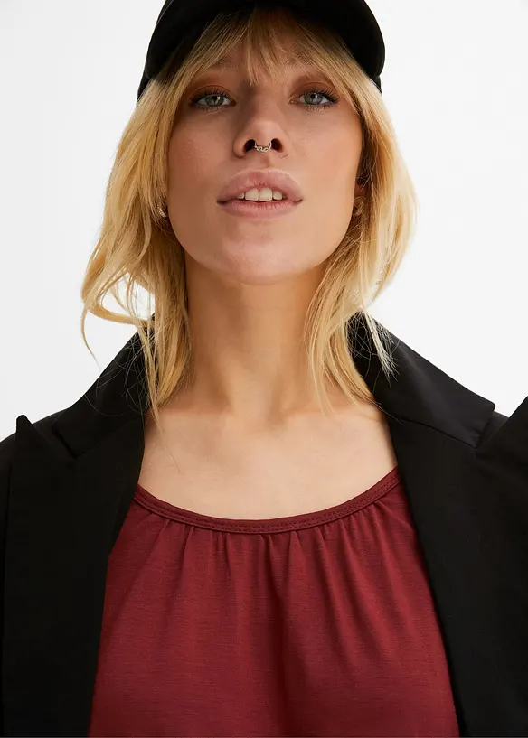 T-shirt oversize en viscose mélangée, bonprix