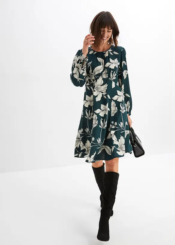 Schwingendes Kleid aus Viskose, bonprix