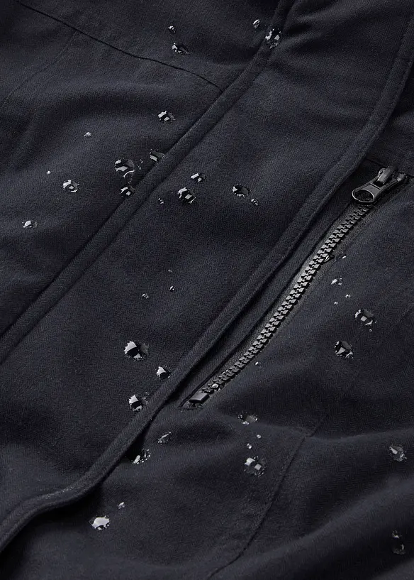 wasserdichte Funktions-Parka mit Teddyfleece in der Kapuze, bonprix