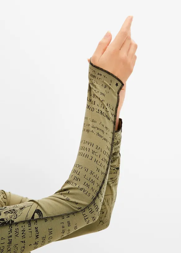 Langarmshirt aus softer Viskose, bonprix