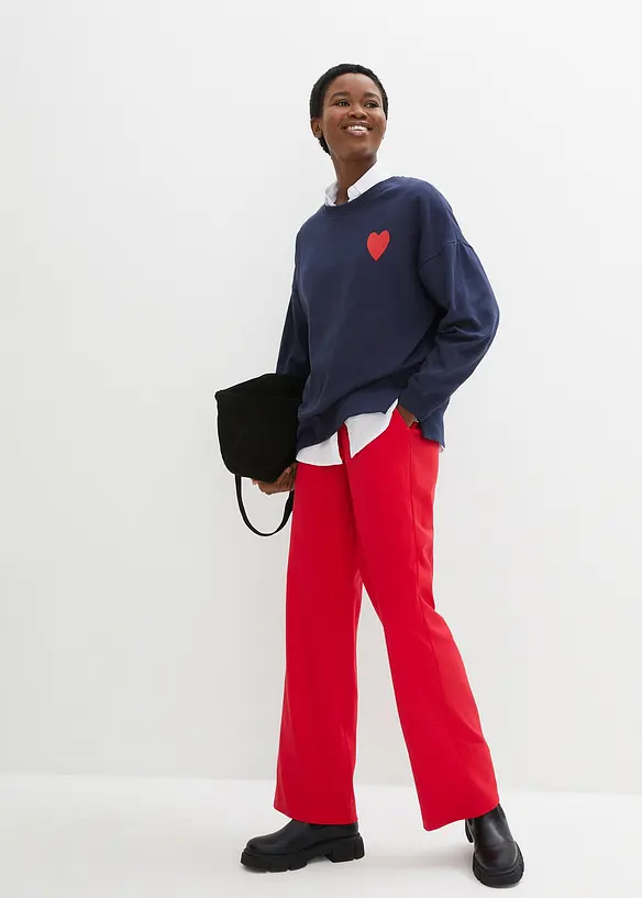 Oversized-Sweatshirt aus Bio-Baumwolle, bonprix