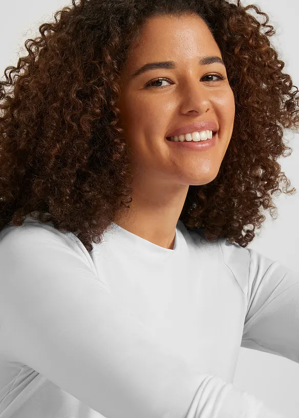 Langarmshirt mit reiner Bio-Baumwolle (2er Pack), bonprix