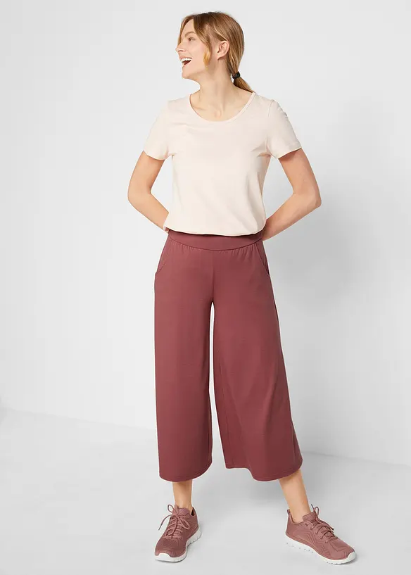 Loungewear Culotte mit weitem Bein, bonprix