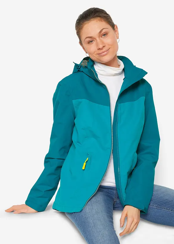 wasserdichte Funktions-Jacke mit Kapuze, bonprix