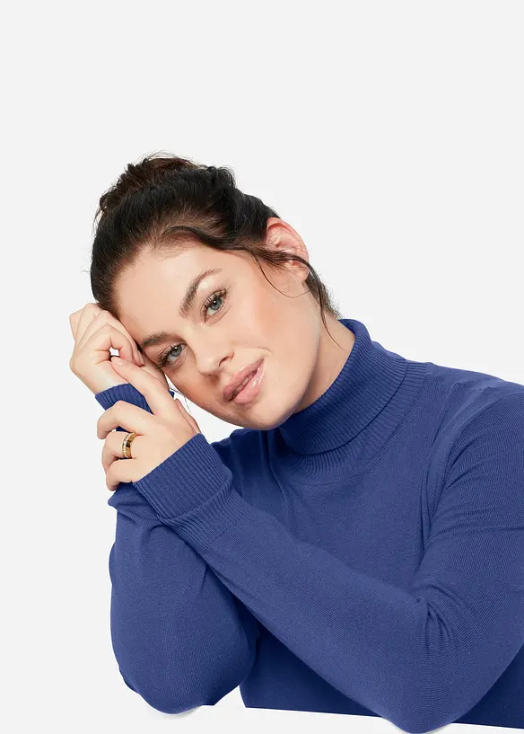 Basic Rollkragenpullover, bonprix