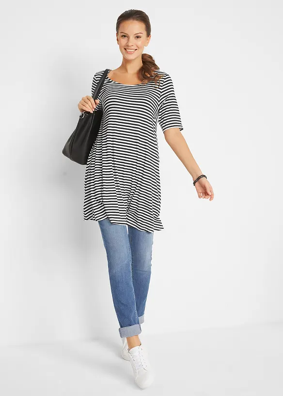 Tunika-Shirt aus Viskose-Mix, bonprix