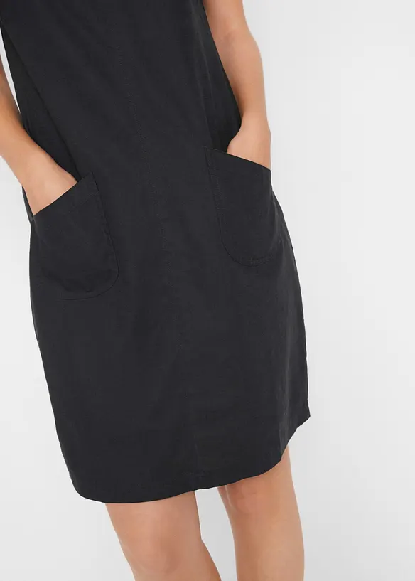 Minikleid mit Leinen, bonprix