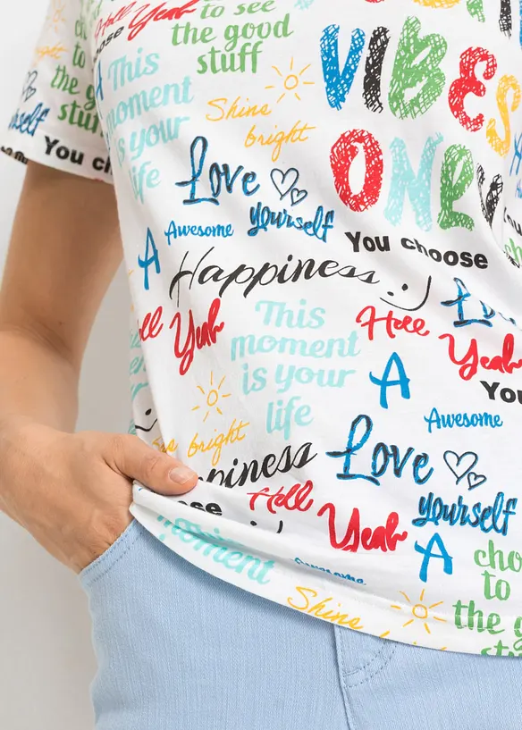 T-shirt doux en viscose mélangée, bonprix
