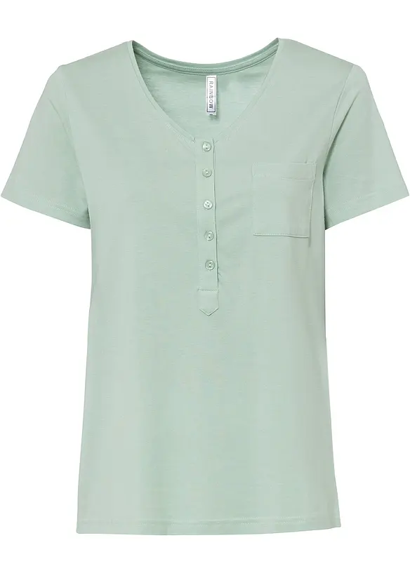 T-Shirt aus Baumwoll-Viskose-Mix, bonprix