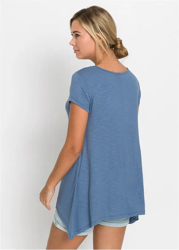 Shirt in asymmetrischer L&auml;nge, bonprix