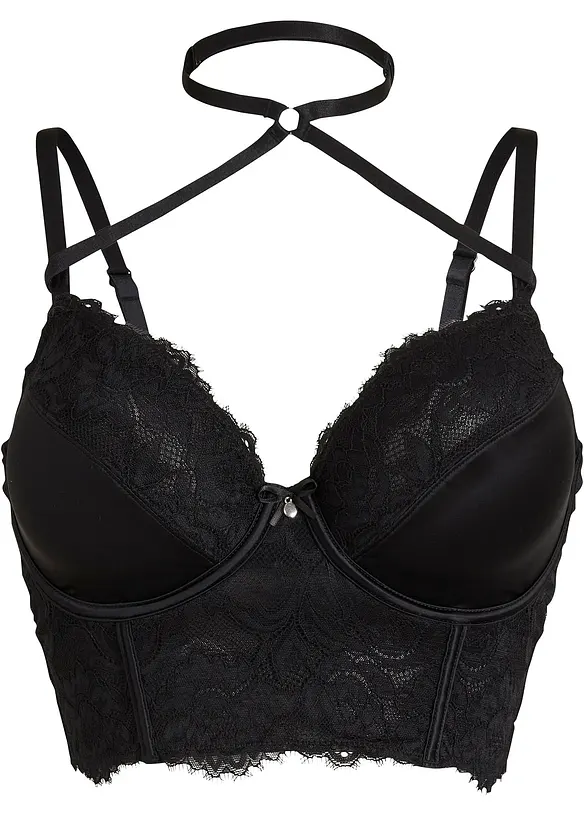 Long BH mit B&uuml;gel und verzierendem Choker Element, BODYFLIRT
