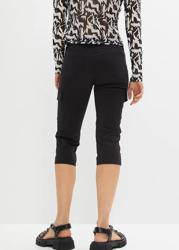 Pantacourt en coton extensible, bonprix