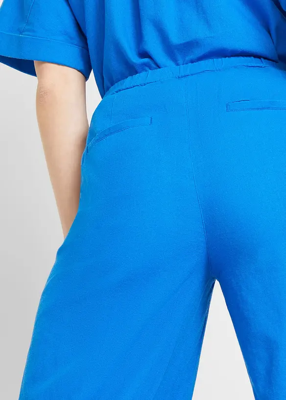 Palazzo-Hose mit Leinen, bonprix