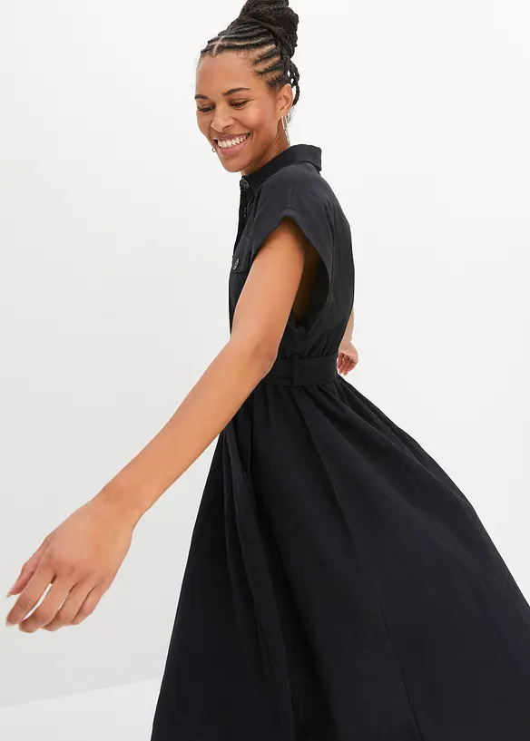Midikleid aus reiner Baumwolle, bonprix