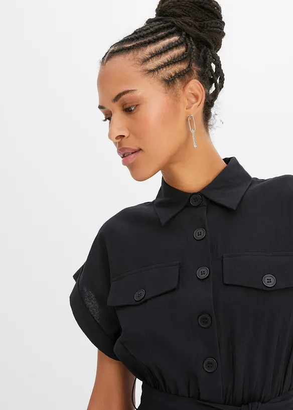 Midikleid aus reiner Baumwolle, bonprix