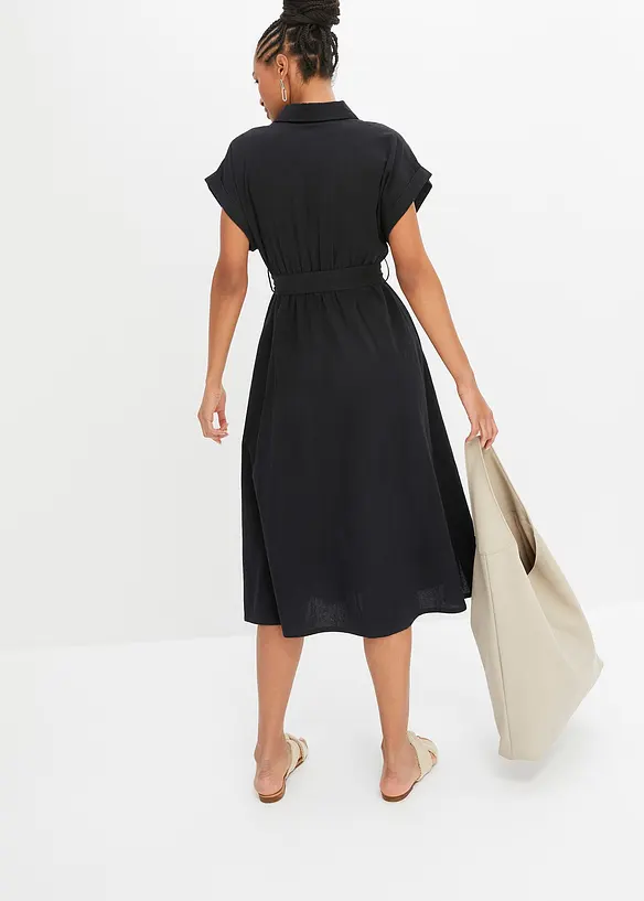 Midikleid aus reiner Baumwolle, bonprix