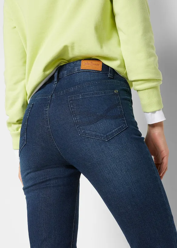 Jean skinny taille haute, cropped, bonprix