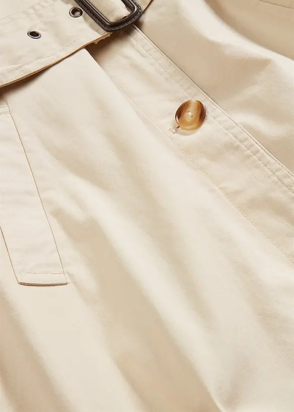 Manteau esprit trench à capuche amovible, bonprix