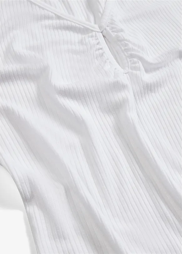 Rippshirt aus softer Viskose, bonprix