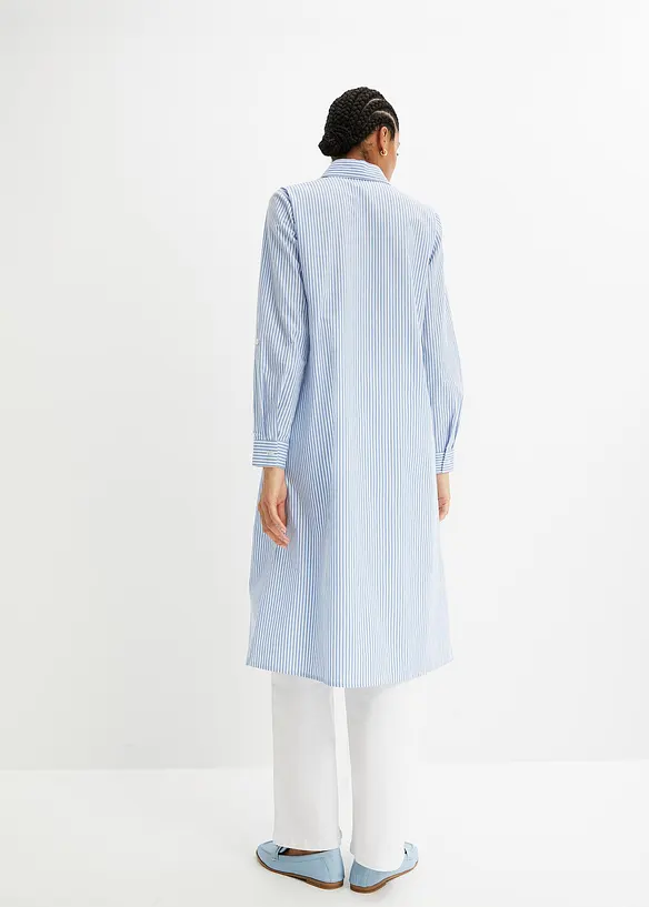 Hemdblusenkleid gestreift, bonprix