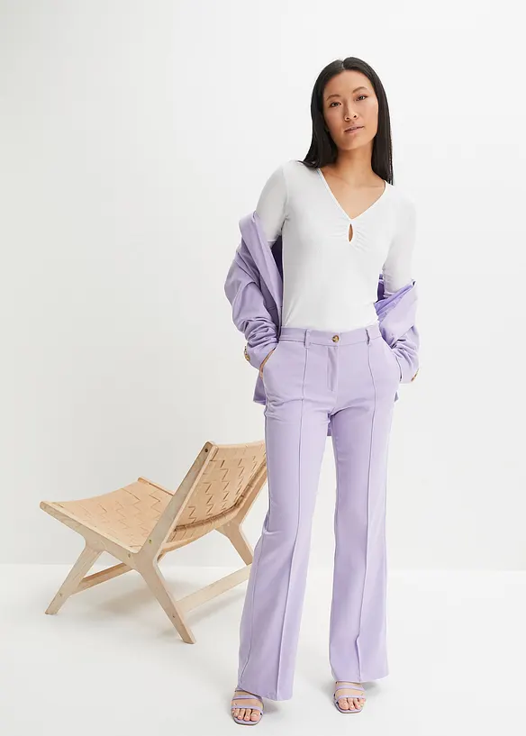 Rippshirt aus softer Viskose, bonprix