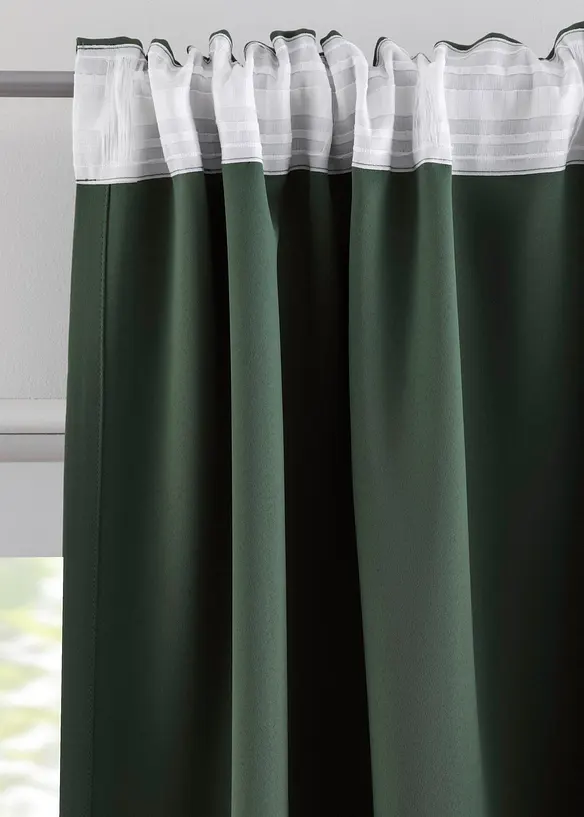 Rideau obscurcissant (1 pce), taille normale et XXL, bonprix