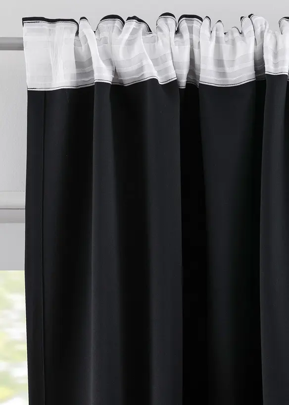 Rideau obscurcissant (1 pce), taille normale et XXL, bonprix