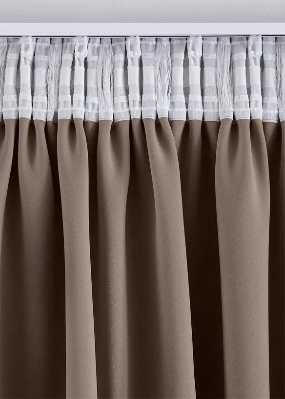 Abdunkelnder Vorhang, in vielen Gr&ouml;&szlig;en (1er Pack), bonprix