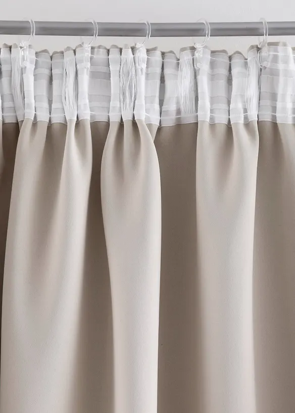 Rideau obscurcissant (1 pce), taille normale et XXL, bonprix