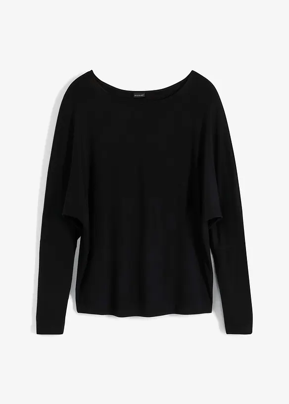 Langarmshirt aus softem Viskose-Mix, bonprix