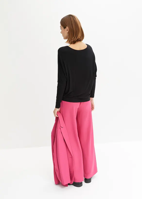 Langarmshirt aus softem Viskose-Mix, bonprix