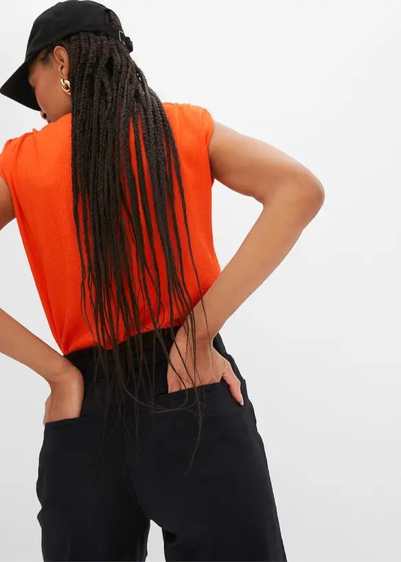 Pantalon 7/8 à taille élastiquée, 100% coton, bonprix