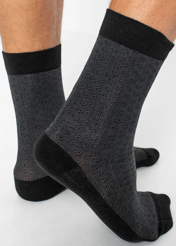 Socken mit druckfreiem Bund (5er Pack), bonprix