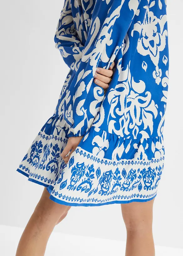 Tunika-Kleid aus fließender Viskose, bonprix