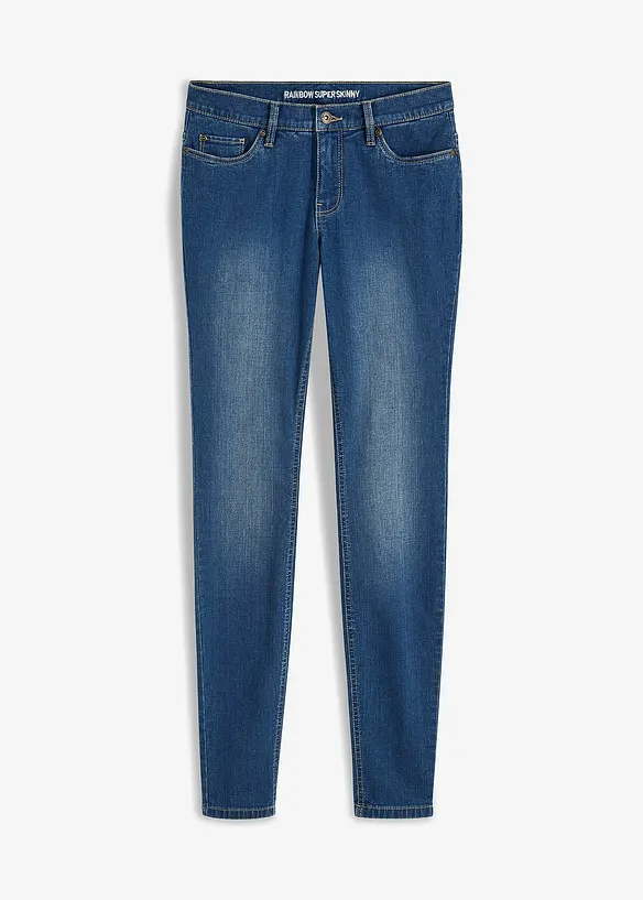 Jean skinny taille mi-haute, extensible, bonprix