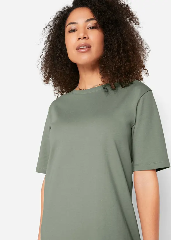Oversize-T-Shirtkleid aus reiner Baumwolle (2er Pack), bonprix