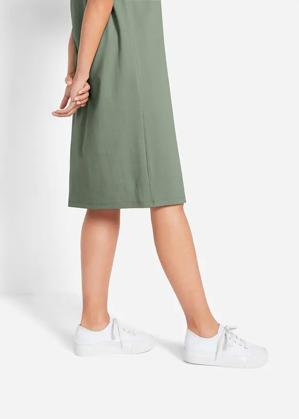 Oversize-T-Shirtkleid aus reiner Baumwolle (2er Pack), bonprix