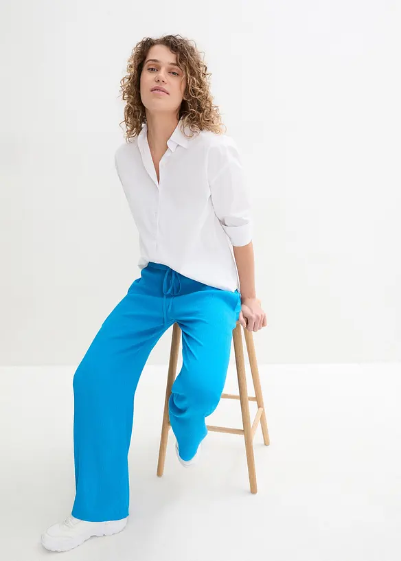 Pantalon palazzo 100% viscose, bonprix