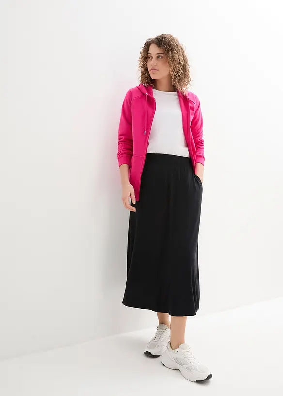 Jupe en jersey viscose extensible, bonprix