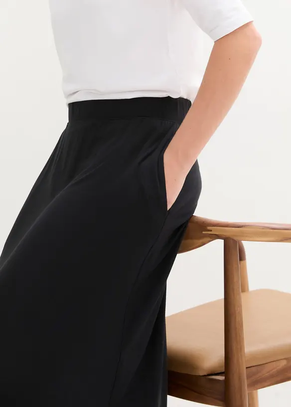 Jupe en jersey viscose extensible, bonprix