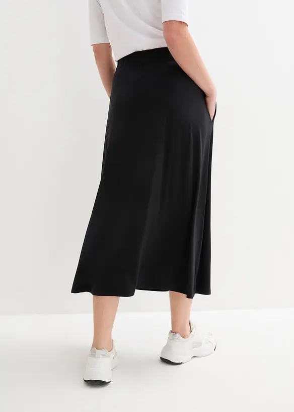 Jupe en jersey viscose extensible, bonprix