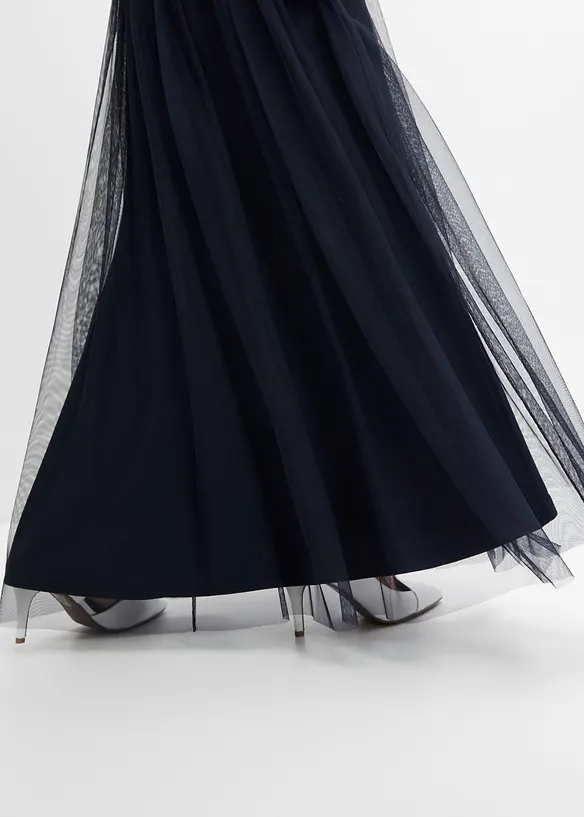 Maxikleid mit Paillettenstickerei, bonprix