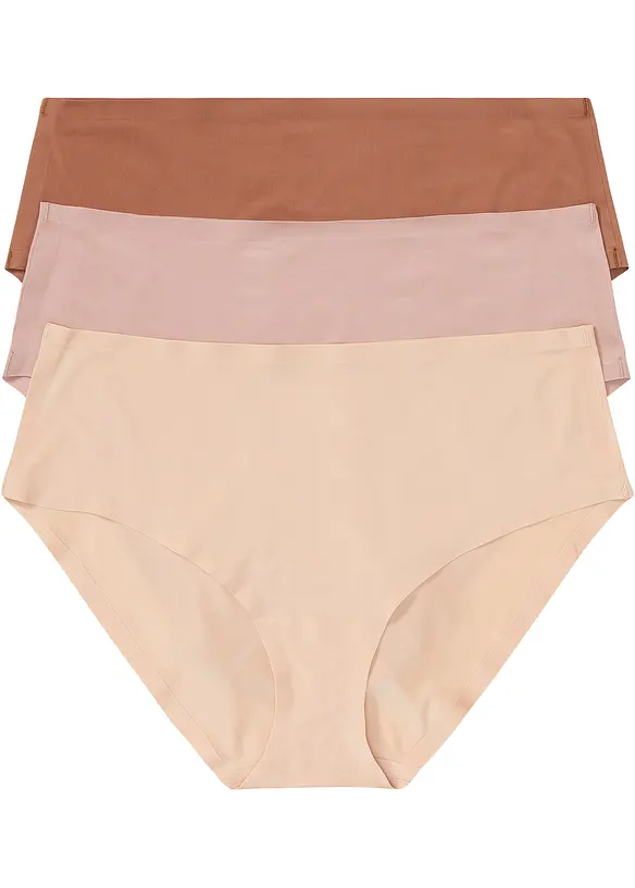 Lot de 3 culottes sans couture Feel Comfort, bonprix