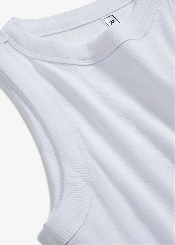 Ripp-Top aus reiner Bio-Baumwolle, bonprix