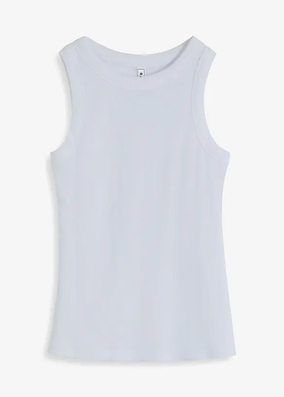 Ripp-Top aus reiner Bio-Baumwolle, bonprix