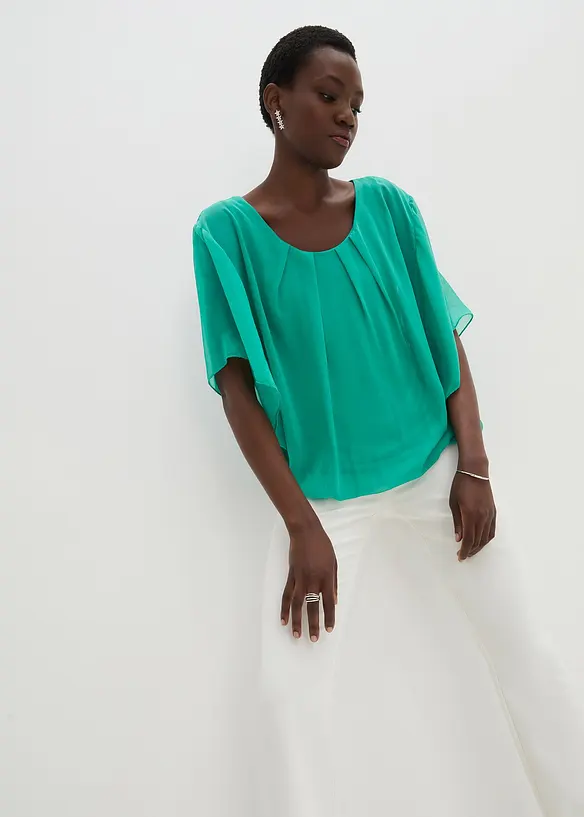 Blouse en mousseline, bonprix