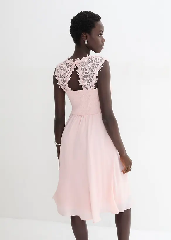 Minikleid mit Spitze, bonprix